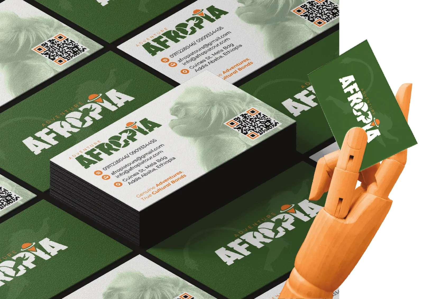 Adventure Afropia: Identity for a tour company