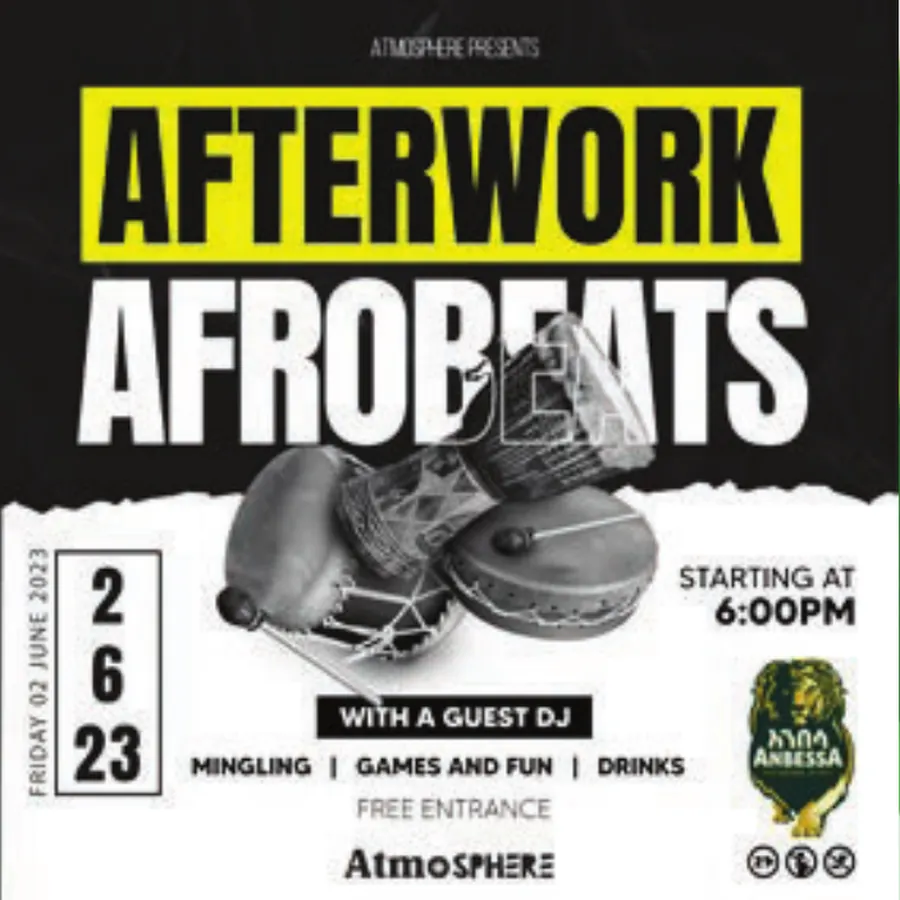 Atmosphere: Afterwork Afrobeats poster