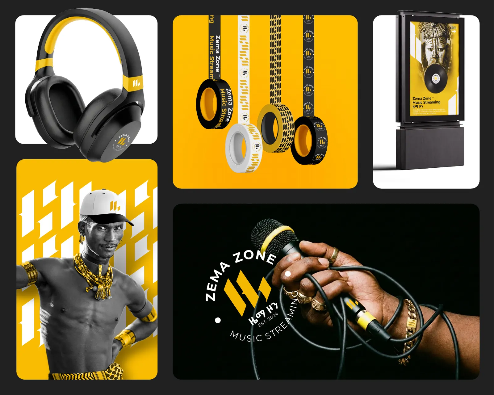 Zema Zone: Identity for a music streaming app